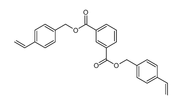 bis[(4-ethenylphenyl)methyl] benzene-1,3-dicarboxylate Structure