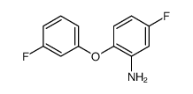 5-fluoro-2-(3-fluorophenoxy)aniline Structure