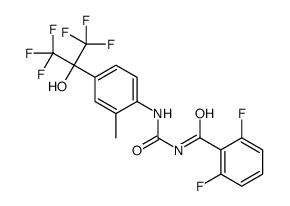 2,6-difluoro-N-[[[2-methyl-4-[2,2,2-trifluoro-1-hydroxy-1-(trifluoromethyl)ethyl]phenyl]amino]carbonyl]benzamide结构式