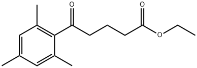 Ethyl 5-(2,4,6-trimethylphenyl)-5-oxovalerate Structure