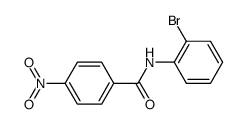 N-(2-bromophenyl)-4-nitrobenzamide结构式