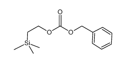 benzyl 2-(trimethylsilyl)ethyl carbonate结构式