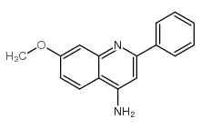 4-Amino-7-methoxy-2-phenylquinoline结构式