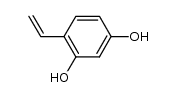 4-ethenyl-1,3-benzenediol结构式