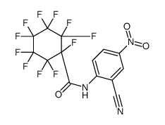 N-(2-cyano-4-nitrophenyl)-1,2,2,3,3,4,4,5,5,6,6-undecafluorocyclohexane-1-carboxamide Structure