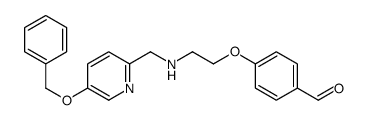 4-{2-[(5-Benzyloxypyridin-2-yl)methylamino]ethoxy}benzaldehyde picture