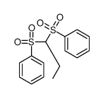 1-(benzenesulfonyl)propylsulfonylbenzene Structure