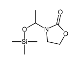 3-(1-trimethylsilyloxyethyl)-1,3-oxazolidin-2-one结构式