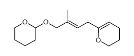 6-[(E)-3-Methyl-4-(tetrahydro-pyran-2-yloxy)-but-2-enyl]-3,4-dihydro-2H-pyran结构式