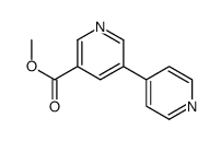 methyl 5-(pyridin-4-yl)pyridine-3-carboxylate Structure