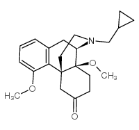 Cyprodime hydrochloride,17-(Cyclopropylmethyl)-4,14-dimethoxymorphinan-6-onehydrochloride structure