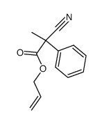 allyl 2-cyano-2-phenylpropanoate Structure