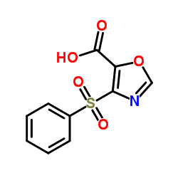 4-(Phenylsulfonyl)-1,3-oxazole-5-carboxylic acid Structure