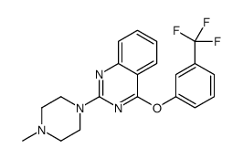 2-(4-methylpiperazin-1-yl)-4-[3-(trifluoromethyl)phenoxy]quinazoline结构式