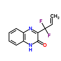 3-(1,1-二氟-2-丙烯-1-基)-2(1H)-喹喔啉酮结构式