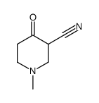 1-methyl-4-oxopiperidine-3-carbonitrile Structure