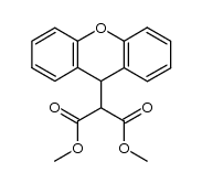 dimethyl ester of 9-dicarboxymethylxanthene结构式