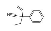 2-ethyl-2-phenylbut-3-enenitrile Structure