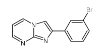 2-(3-BROMO-PHENYL)-IMIDAZO[1,2-A] PYRIMIDINE structure