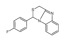 1-(4-fluorophenyl)-1,3-dihydro-[1,3]thiazolo[3,4-a]benzimidazole结构式