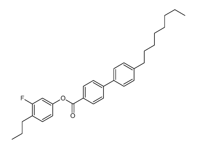 (3-fluoro-4-propylphenyl) 4-(4-octylphenyl)benzoate Structure