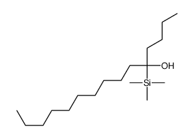 5-trimethylsilylpentadecan-5-ol Structure