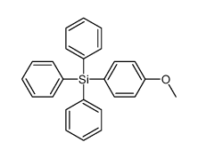 (4-methoxyphenyl)-triphenylsilane Structure