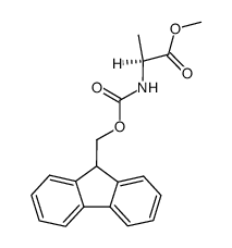 Fmoc-L-丙氨酸-甲酯结构式