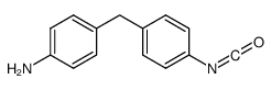 4-[(4-isocyanatophenyl)methyl]aniline Structure