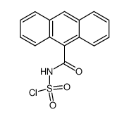 Anthracen-carbonsaeure-(9)-amid-N-sulfochlorid结构式