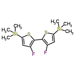 (3,3'-二氟-[2,2'-联噻吩]-5,5'-二基)双(三甲基硅烷)结构式