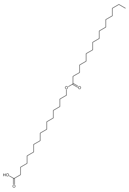 16-hexadecanoyloxyhexadecanoic acid结构式
