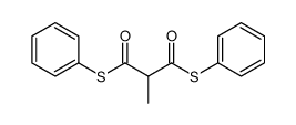 S,S'-diphenyl 2-methyldithiomalonate Structure