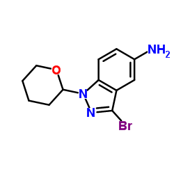 3-溴-1-(恶烷-2-基)-1H-吲唑-5-胺图片