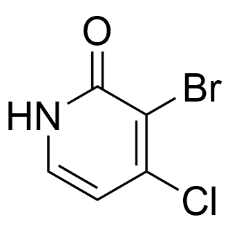 3-Bromo-4-chloropyridin-2-ol structure