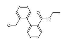 ethyl 2'-formyl[1,1'-biphenyl]-2-carboxylate Structure