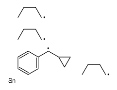 tributyl-[cyclopropyl(phenyl)methyl]stannane Structure