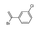 3-chloro-α-bromostyrene结构式