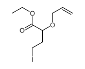 ethyl 4-iodo-2-prop-2-enoxybutanoate Structure