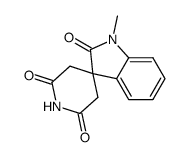 1-methyl-2,2',6'-trioxospiro(indoline-1,4'-piperidine) Structure