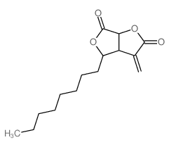 Furo(3,4-b)furan-2,6(3H,4H)-dione, dihydro-3-methylene-4-octyl- (VAN) (8CI) structure