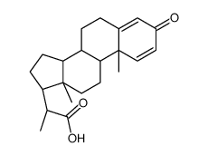 20-carboxy-1,4-pregnadien-3-one Structure