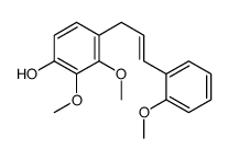 2,3-Dimethoxy-4-[(Z)-3-(2-methoxyphenyl)-2-propenyl]phenol structure