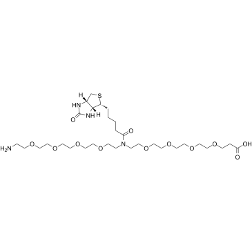 N-(Amino-PEG4)-N-Biotin-PEG4-acid图片