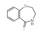 1,4-Benzoxazepine-5(2H)-thione,3,4-dihydro- Structure