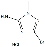 3-Bromo-1-methyl-1H-1,2,4-triazol-5-amine hydrochloride Structure