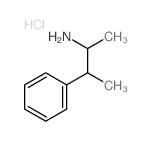 Benzeneethanamine,a,b-dimethyl-, hydrochloride (1:1)结构式