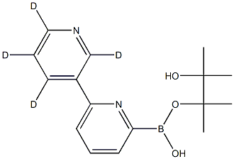 6-(3-Pyridyl-d4)-pyridine-2-boronic acid pinacol ester structure