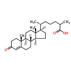 Δ4-Dafachronic Acid结构式