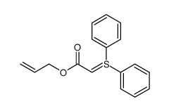 diphenylsulfonium 2-oxo-2-(prop-2-enyloxy)ethylide结构式